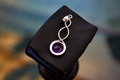 Amethyst Infinity Pendant