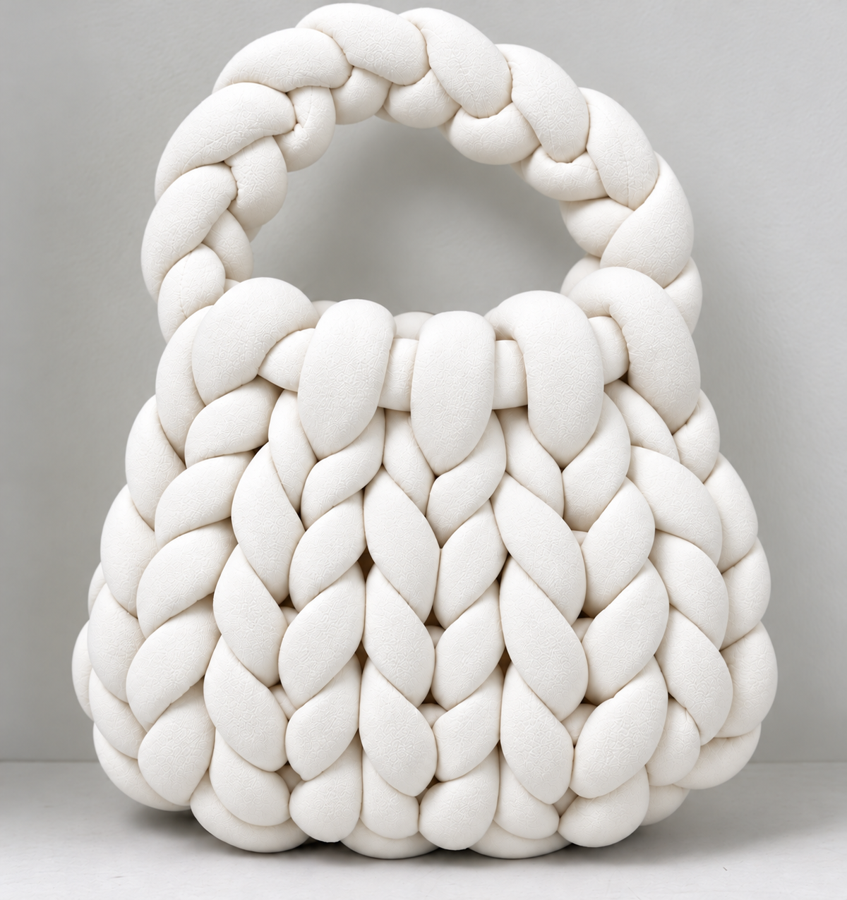 Chunky Braided Statement Handbag
