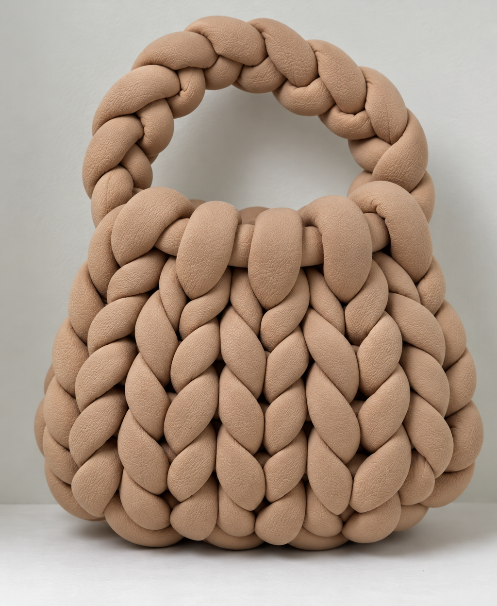 Chunky Braided Statement Handbag