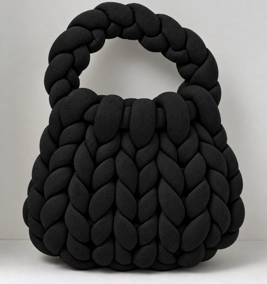 Chunky Braided Statement Handbag