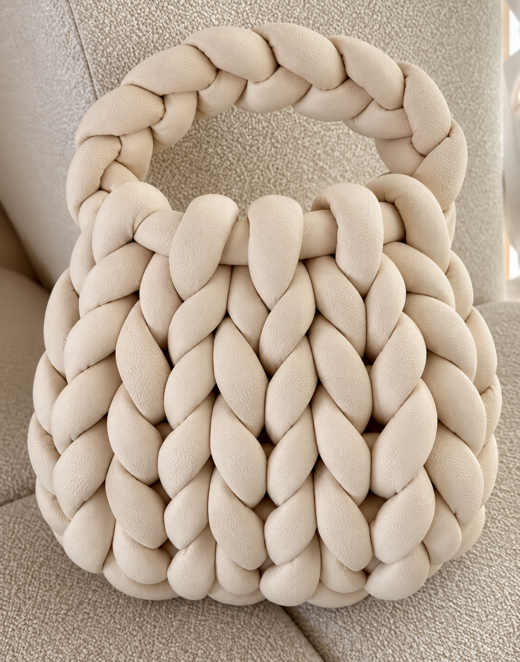 Chunky Braided Statement Handbag