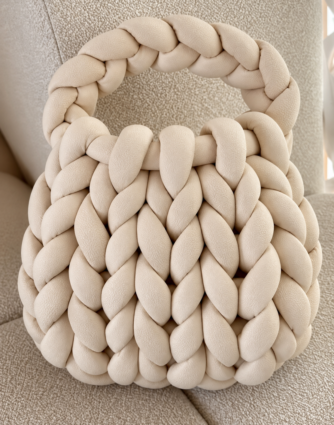 Chunky Braided Statement Handbag