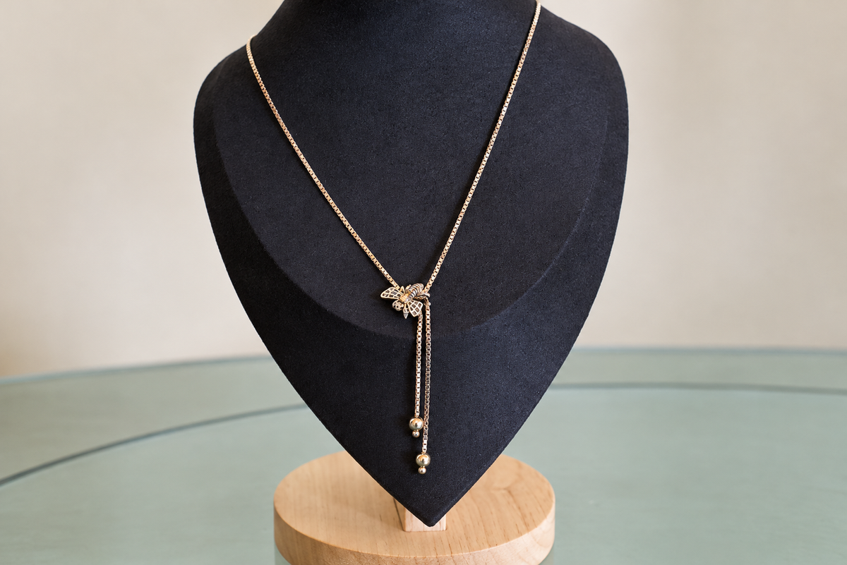 Butterfly Lariat Necklace