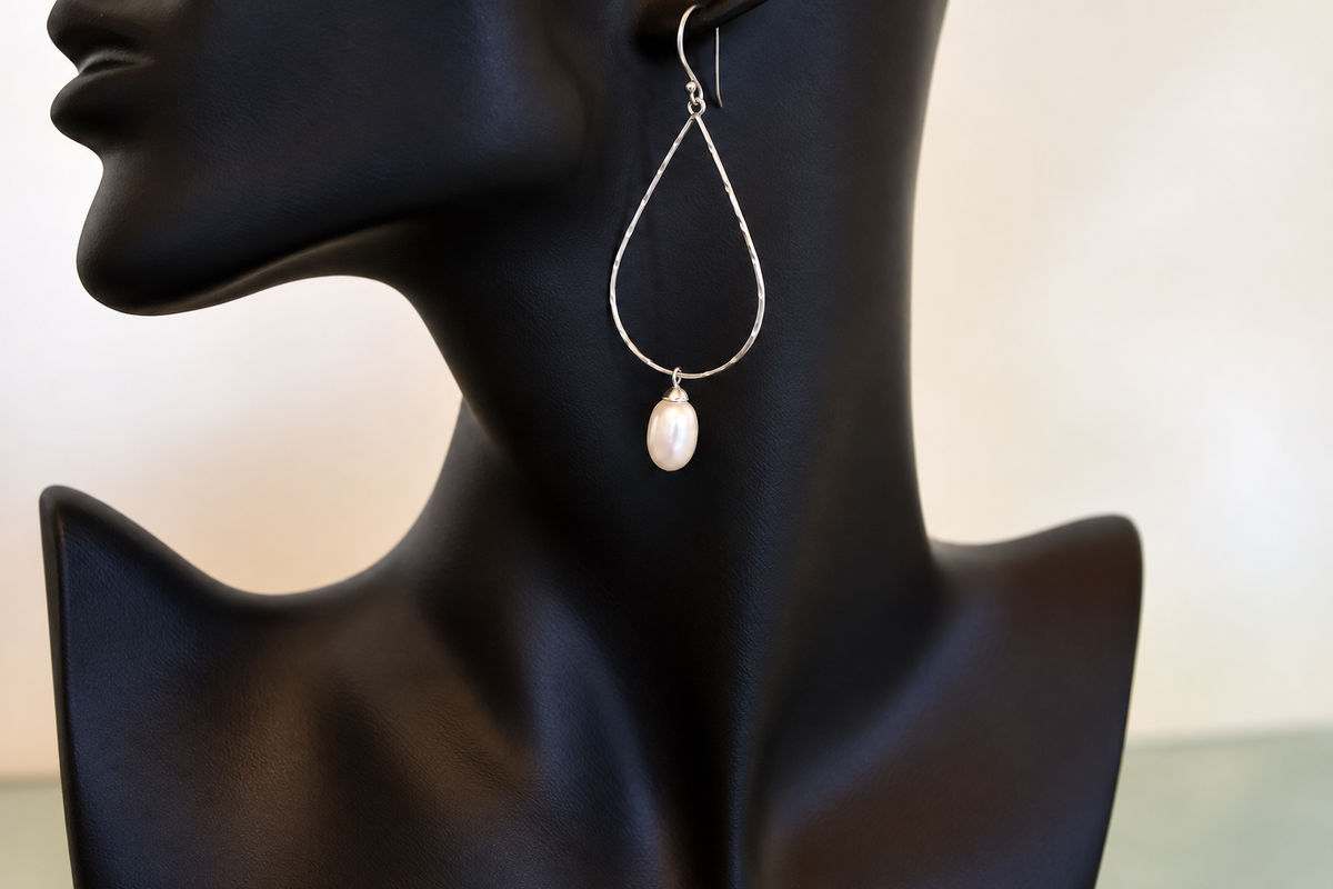 Uluwatu Pearl Teardrop Earrings