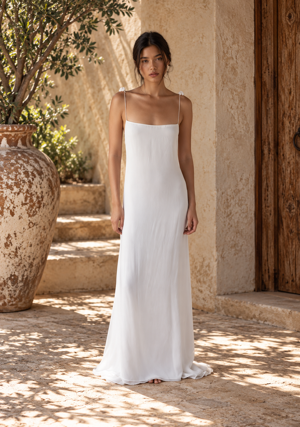 UMA RUFFLED MAXI DRESS