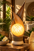 Sculptural Bali Glow Lamp