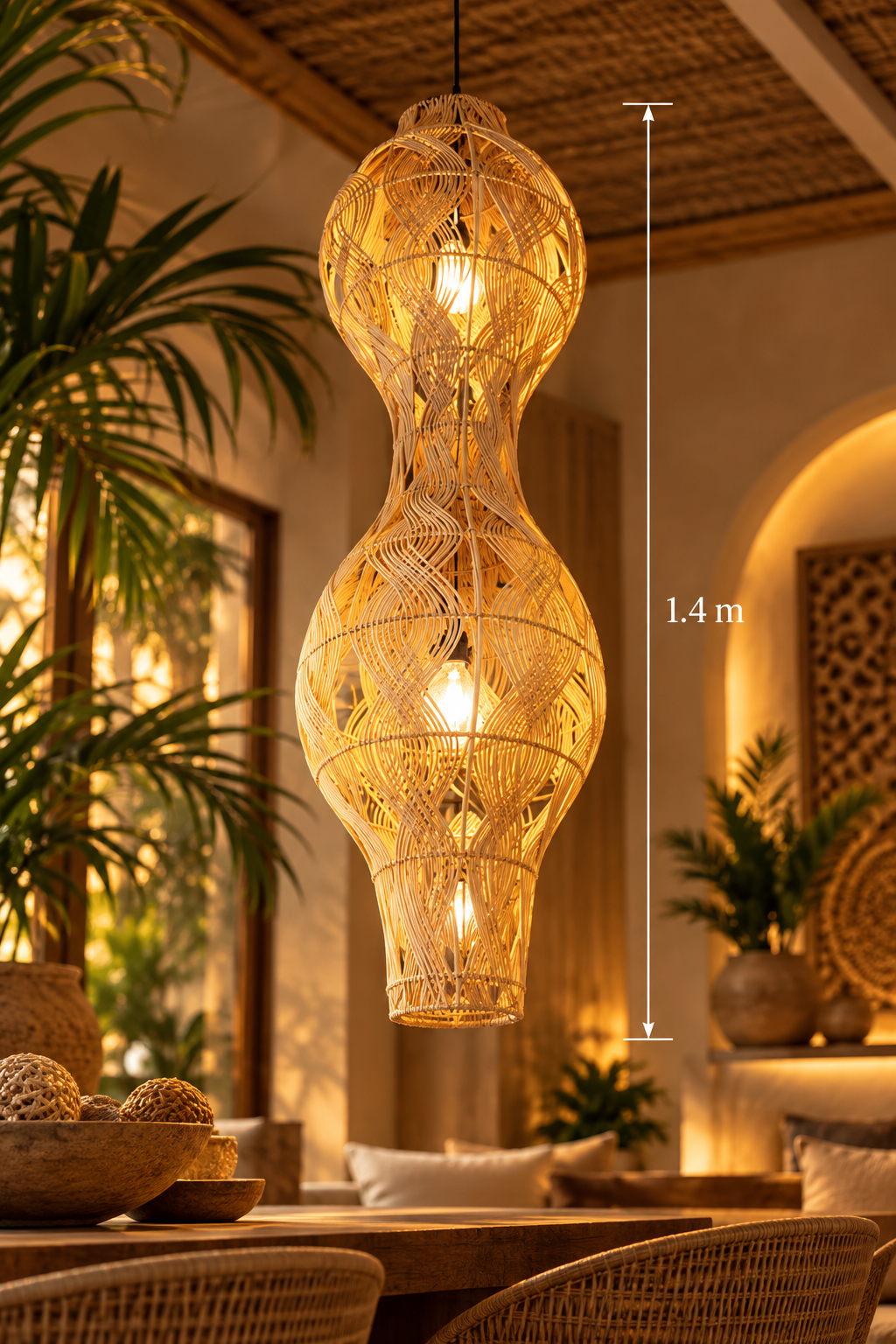 Bamboo Hanging Lamp